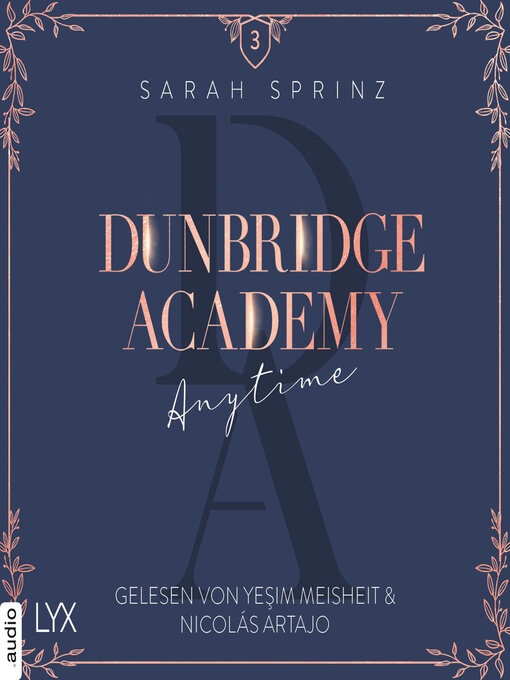 Title details for Anytime--Dunbridge Academy, Teil 3 by Sarah Sprinz - Wait list